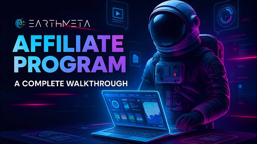 EarthMeta Affiliate Program dashboard: a complete walkthrough